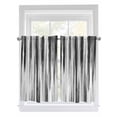 thumbnail image 1 of Tier Curtains 45 Inches Long, Black Gray White Window Treatment Curtain Drapes, Vintage Rustic Abstract Ombre Aesthetic Small Curtain Drapes for Bathroom Laundry Room, 27.5"x45", 2 Panels, 1 of 7