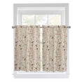 thumbnail image 1 of Tier Curtains 45 Inches Long, Flowers Birds Window Treatment Curtain Drapes, Country Retro Botanical Floral Branches Window Half Privacy Curtains for Bedroom Bathroom, 42"x45", 2 Panels, 1 of 7