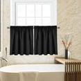 thumbnail image 1 of Tier Curtains, Wateresistant  Waffle Weave Textured Short Window Curtain Window Covering  for Bathroom Kitchen Cafe Curtains, 1 of 7