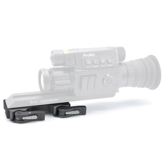 Tier One Nightvision Thermal QD Rails - Pard Black, Black