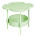 thumbnail image 1 of Tier Side Table End Table Small Sofa Coffee Side Tables Bedroom Indoor Outdoor With Removable Tray For Living Room Balcony Easy Assemble, 1 of 3