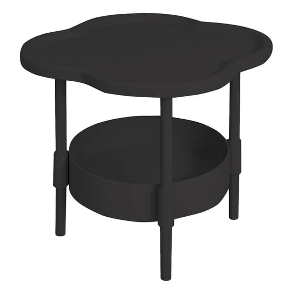Tier Side Table End Table Small Sofa Coffee Side Tables Bedroom Indoor Outdoor With Removable Tray For Living Room Balcony Easy Assemble