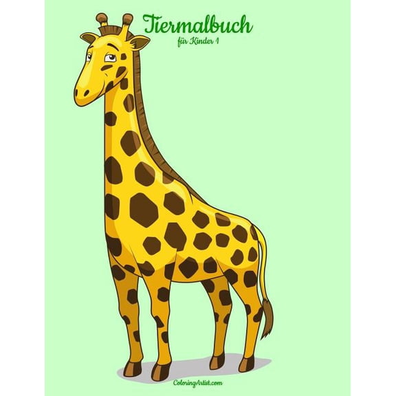 Tier Tiermalbuch für Kinder 1, Book 1, (Paperback)