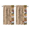 thumbnail image 1 of Tier Window Curtains Fall Leaves and Pumpkins Rustic Autumn Harvest Design,27.5x39in kitchen curtains fall holiday curtain, 1 of 4