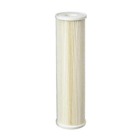Tier1 1 Micron 10 Inch x 2.5 Inch | Pleated Polyester Whole House Sediment Water Filter Replacement Cartridge | Compatible with Pentek ECP1-10, 255481-43, Home Water Filter