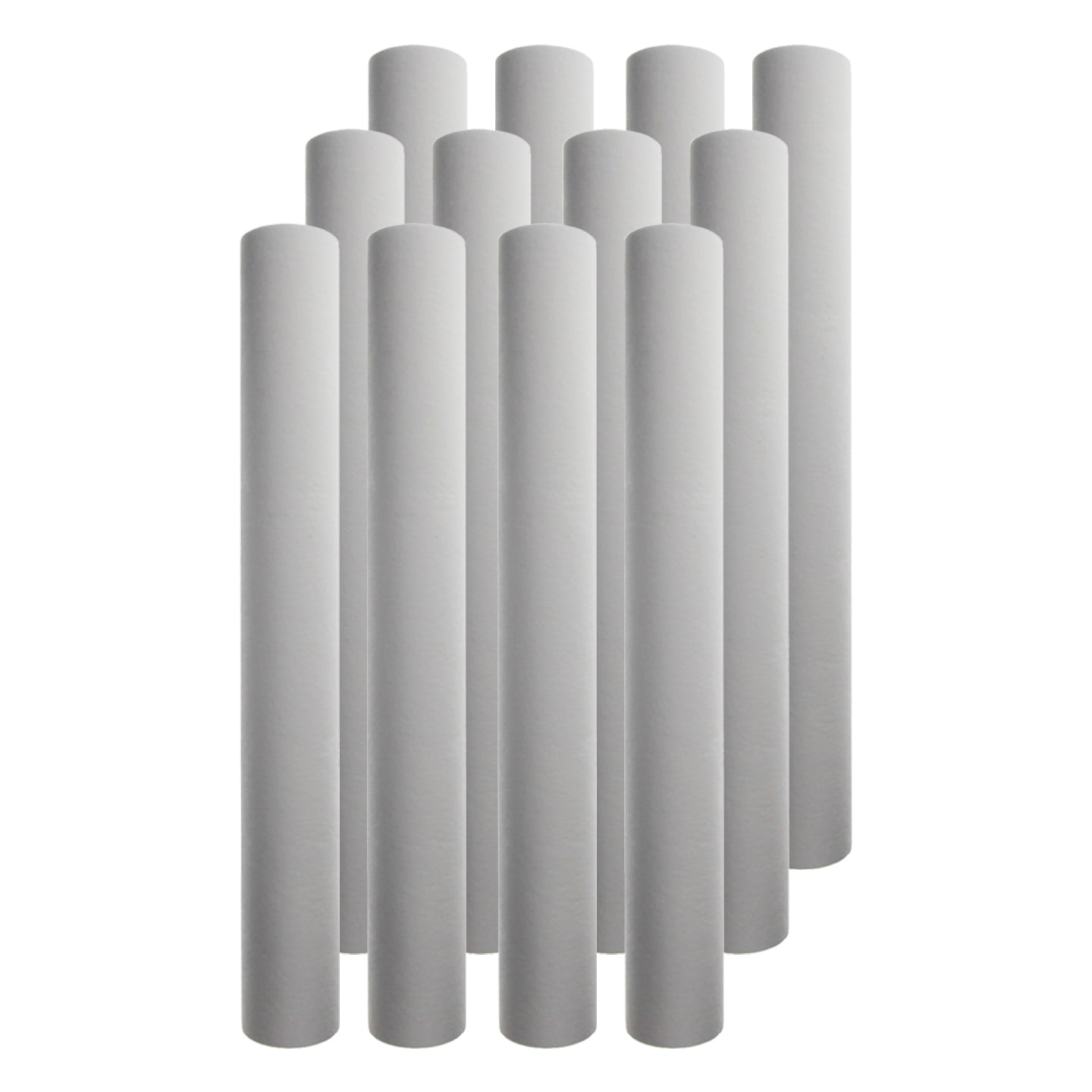 Tier1 10 Micron 20 Inch x 2.5 Inch | 12-Pack Spun Wound Polypropylene Whole House Sediment Water Filter Replacement Cartridge | Compatible with Pentek PD-10-20, Hydronix SDC-25-2010, Home Water Filter