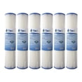 thumbnail image 1 of Tier1 20 Micron 20 Inch x 4.5 Inch | 6-Pack Pleated Cellulose Whole House Sediment Water Filter Replacement Cartridge | Compatible with Pentek S1-20BB, 155305-43, W20CLHD20, Home Water Filter, 1 of 8