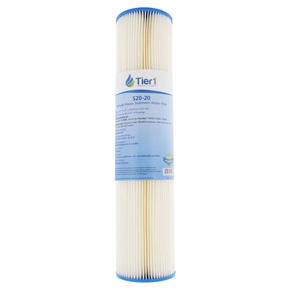 Tier1 5 Micron Pre-Sediment Reverse Osmosis Filter Replacement Cartridge | Compatible with Culligan SC1215105, RS-23-SED5, AC30, AC15, Home Water Filter
