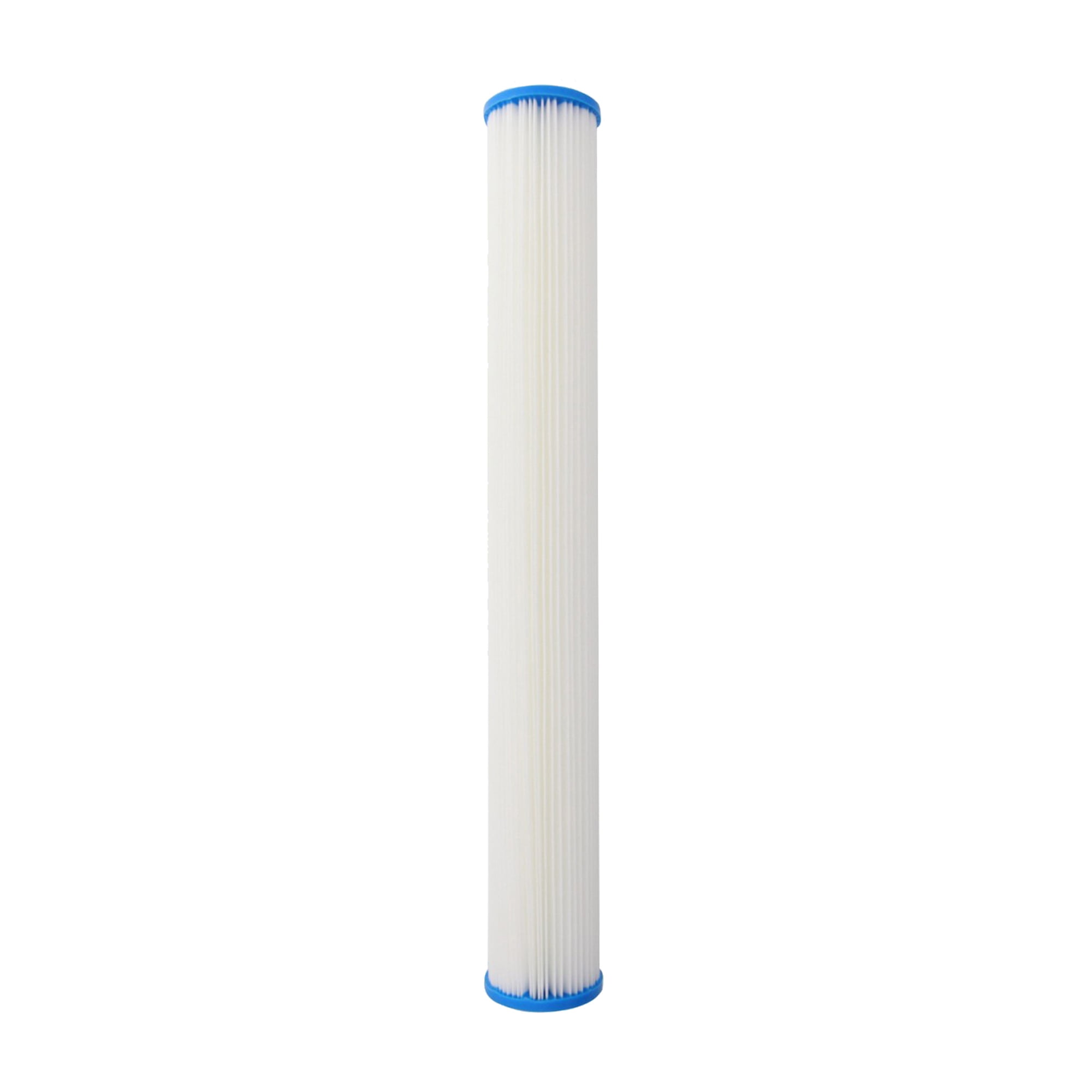 Tier1 20 Micron 20 Inch x 2.5 Inch | Pleated Polyester Whole House Sediment Water Filter Replacement Cartridge | Compatible with Pentek ECP20-20, Watts FM-20-20, SPF-25-2020, Home Water Filter