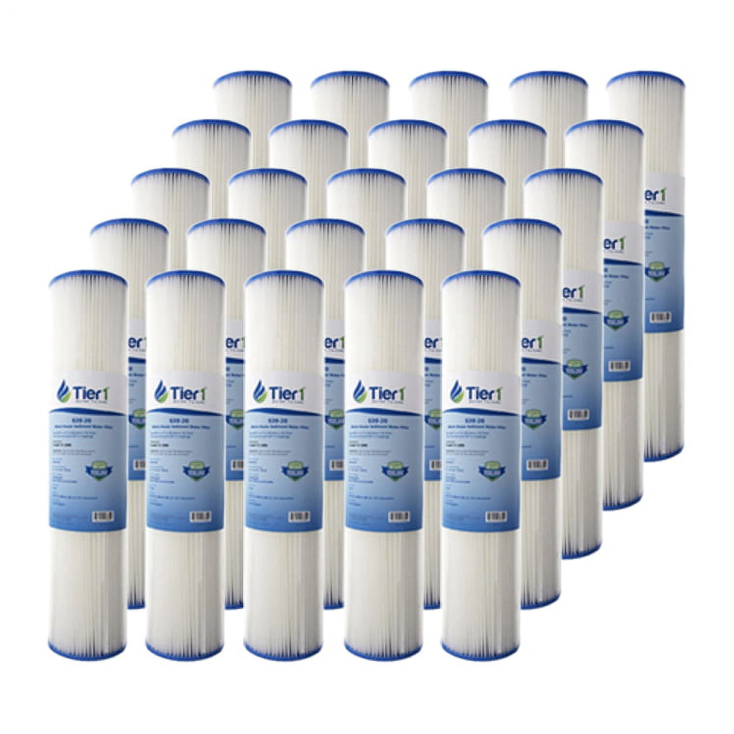 255495-43 - Pentair 255495-43 - ECP20-20BB, Big Blue Pleated Cellulose Polyester Sediment Filter Cartridge (20 Microns