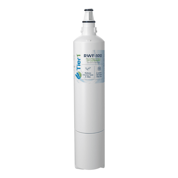 Tier1 5231JA2006A Refrigerator Water Filter | Replacement for LG LT600P, 5231JA2006B, Kenmore 46-9990, 9990, 469990, 5231JA2006F, 5231JA2005A, Fridge Filter