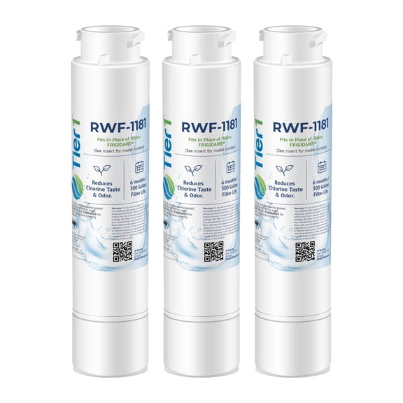 Tier1 807946701 Refrigerator Water Filter 3-pk | Replacement for PureSource II, EWF02, OPFF2-RF300, Fridge Filter