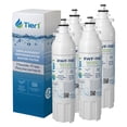 thumbnail image 1 of Tier1 RWF1160 ADQ73613401 Refrigerator Water Filter | Replacement for LG LT800P, 46-9490, fl-rf20 Fridge Filter - Up to 24 Months | Easy Install | Odor Control | Great Tasting Water (4-pk), 1 of 9