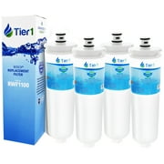 Tier1 CS-52 Refrigerator Water Filter 4-pk | Replacement for Bosch 640565, Whirlpool WHKF-R-PLUS, EVOLFLTR10, AP3961137, 3M Cuno CS-52, CS-51, Fridge Filter