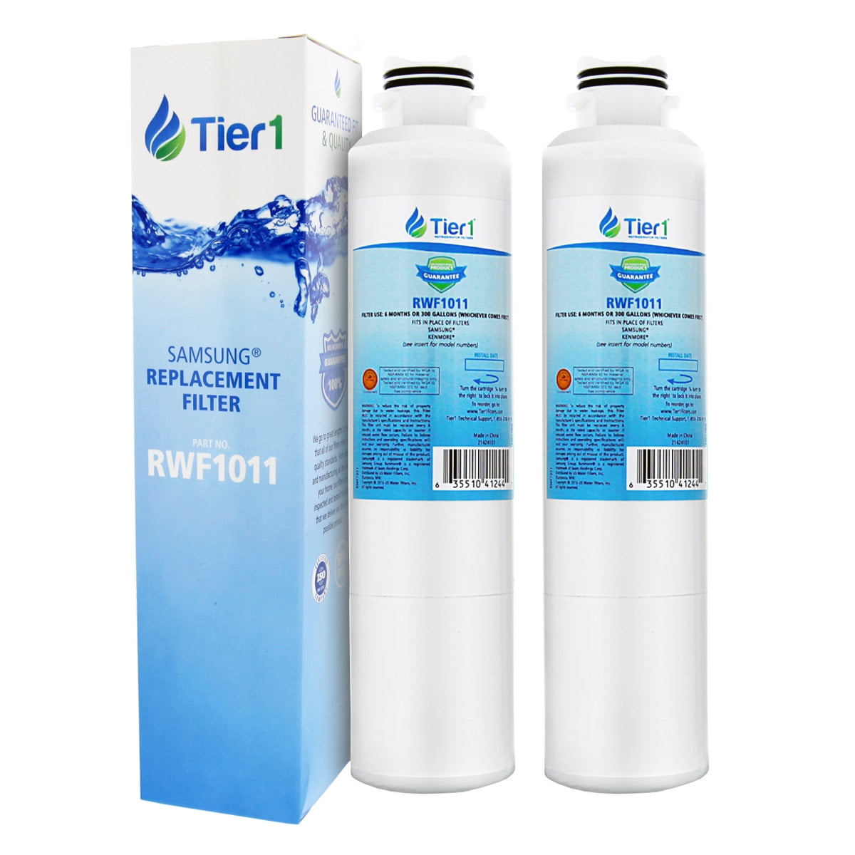 Tier1 DA29-00020B Refrigerator Water Filter  Replacement for Samsung DA29-00020A,  HAFCIN/EXP, HAF-CIN, 46-9101, DA97-08006A-B, WSS-2, WF294, Fridge Filter 