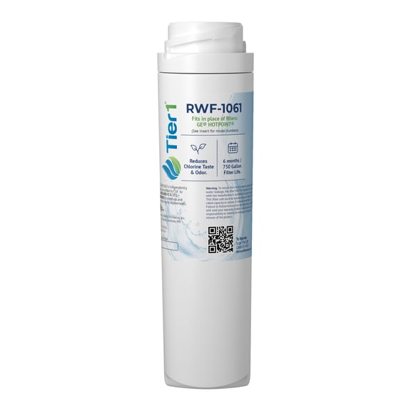 Tier1 GSWF Refrigerator Water Filter | Replacement for GE GSWFDS, SmartWater 238C2334P001, Kenmore 46-9914, 469914, 9914, EFF-6023A, AP3418061, Fridge Filter