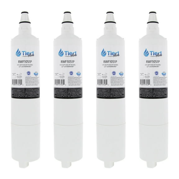 Tier1 Plus NSF 53&42 Certified Replacement for 5231JA2006A / LT600P Comparable Refrigerator Water Filter, 4-Pack -Reduces 99% LEAD