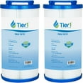 thumbnail image 1 of Tier1 Pool & Spa Filter Cartridge 2-pk | Replacement for 817-4035, Teleweir 35 SF, Pleatco PWW35L, Unicel 4CH-935 and More | 35 sq ft Pleated Fabric Filter Media, 1 of 7