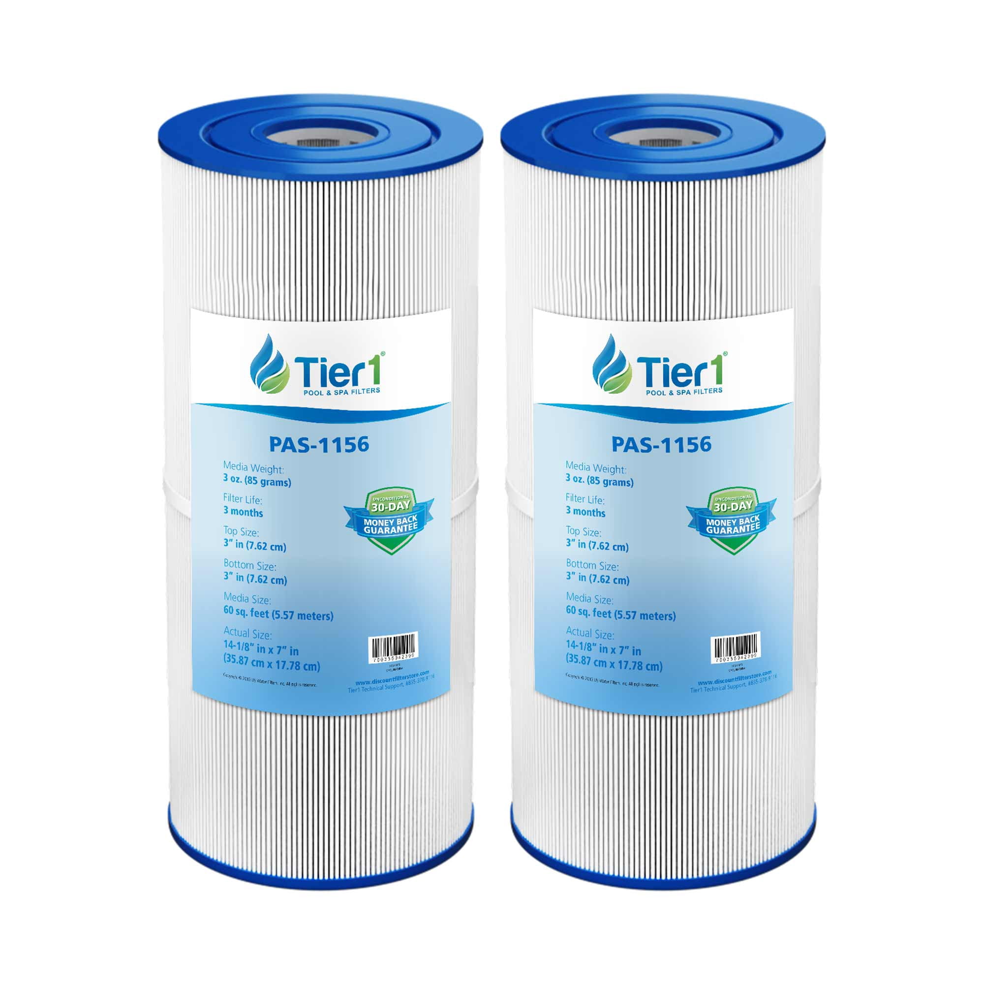 Tier1 Pool & Spa Filter Cartridge 2-pk | Replacement for Pentair Clean ...