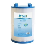 Tier1 Replacement for Dimension One Spa Filter 1561-00 | Compatible with Pleatco PDO75-2000, FC-3059, C-7367 | 10-5/8" x 7-1/4" | Trilobal Fabric | High Flow | Washable Spa Filter Cartridge