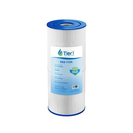 Tier1 Pool & Spa Filter Cartridge | Replacement for Pentair Clean & Clear Plus 240, CCP240, Pleatco PCC60, Unicel C-7469, Filbur FC-1975 and More | 60 sq ft Pleated Fabric Filter Media