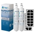 thumbnail image 1 of Tier1 RPWF Refrigerator Water & Air Filter Combo 2-pk | Replacement for GE RPWF (NOT RPWFE), WSG-4, MPF15350, DWF-36, R-3600, OPFG3-RF300, RWF3600A, WD-RPWF, WF277, ODORFILTER, Fridge Filter, 1 of 10
