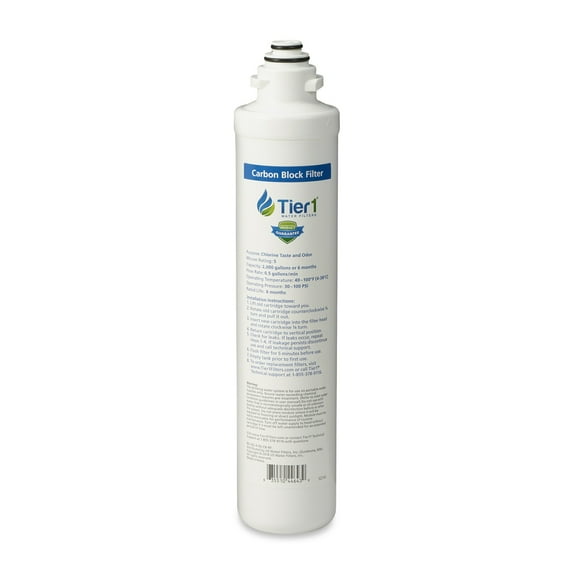 Tier1 Replacement for 41407002 Pura, Hydrotech and Aquaflo 5 Micron Quick Change Carbon Block Water Filter