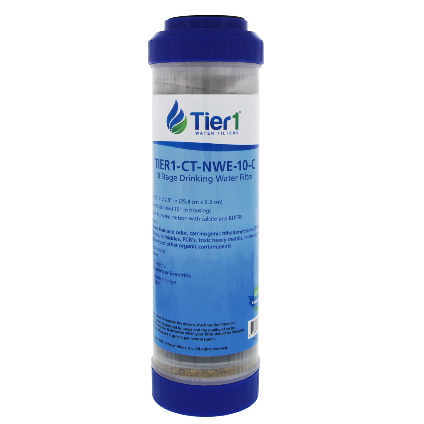 Tier1 Replacement for New Wave Enviro 10 Stage 10 x 2.5 Inch Countertop