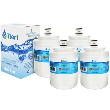 Tier1 UKF7003 Refrigerator Water Filter 4-pk | Replacement for Maytag UKF7002AXX, UKF7003AXX, Whirlpool EDR7D1, UKF7002, UKF7001, UKF7001AXX, UKF6001, UKF5001, WSM-1, WF288, Fridge Filter