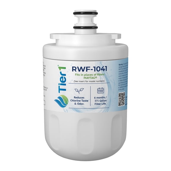 Tier1 RWF1041 UKF7003 Refrigerator Water Filter | Replacement for EDR7D1, UKF7002AXX, UKF7003AXX, WSM-1, WF288 Fridge Filter - Up to 6 Months Supply | Easy Install | Great Tasting Water & Ice