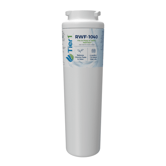 Tier1 UKF8001 Refrigerator Water Filter | Replacement for Whirlpool Filter 4, EveryDrop EDR4RXD1, 4396395, Maytag UKF8001, FMM-2, UKF8001AXX-750, 469006, Fridge Filter