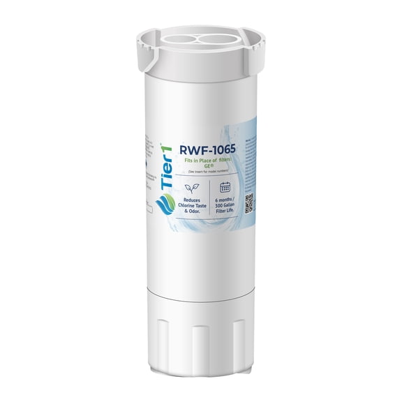 Tier1 XWF Refrigerator Water Filter | Replacement for GE XWF, WR17X30702, GBE21, GDE21, GDE25, GFE24, GFE26, GNE21, Fridge Filter