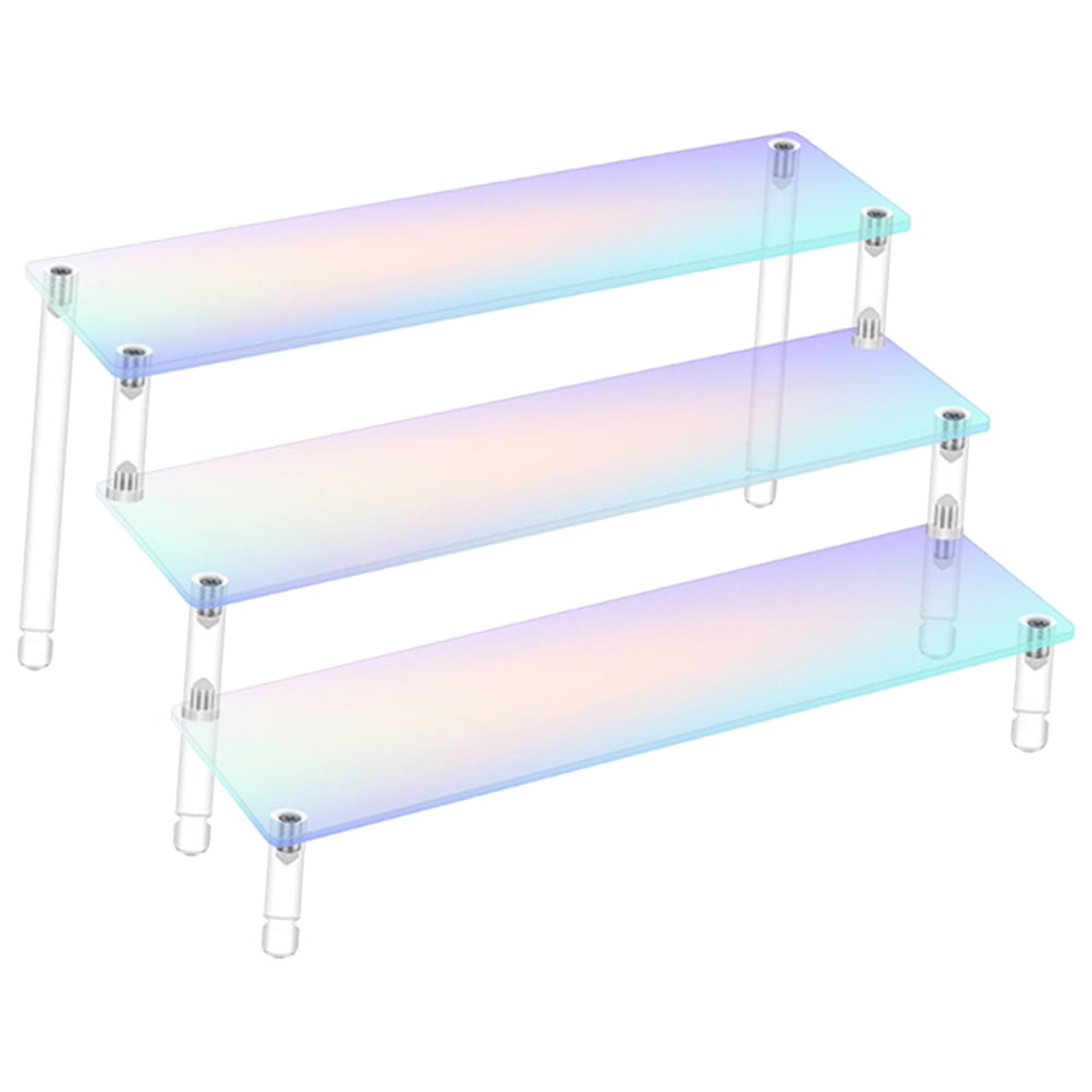 Tiered Acrylic Display Stand 3tier Riser for Display Acrylic Figure