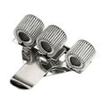 thumbnail image 1 of Tiered Clip Pen Holder (Metal Desk Organizer, Paper Clip Stand), Three Tiers Organize Brushes Vertically, Clip Three-Tier With Pocket Pen Metal Home Holder Academic Gear, By Meiiso, 1 of 9
