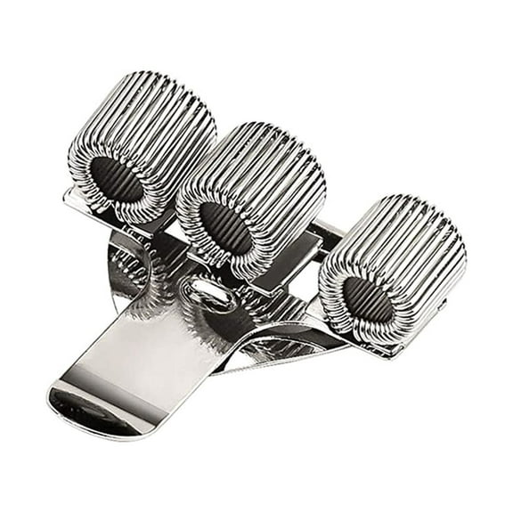 Tiered Clip Pen Holder (Metal Desk Organizer, Paper Clip Stand), Three Tiers Organize Brushes Vertically, Clip Three-Tier With Pocket Pen Metal Home Holder Academic Gear, By Meiiso