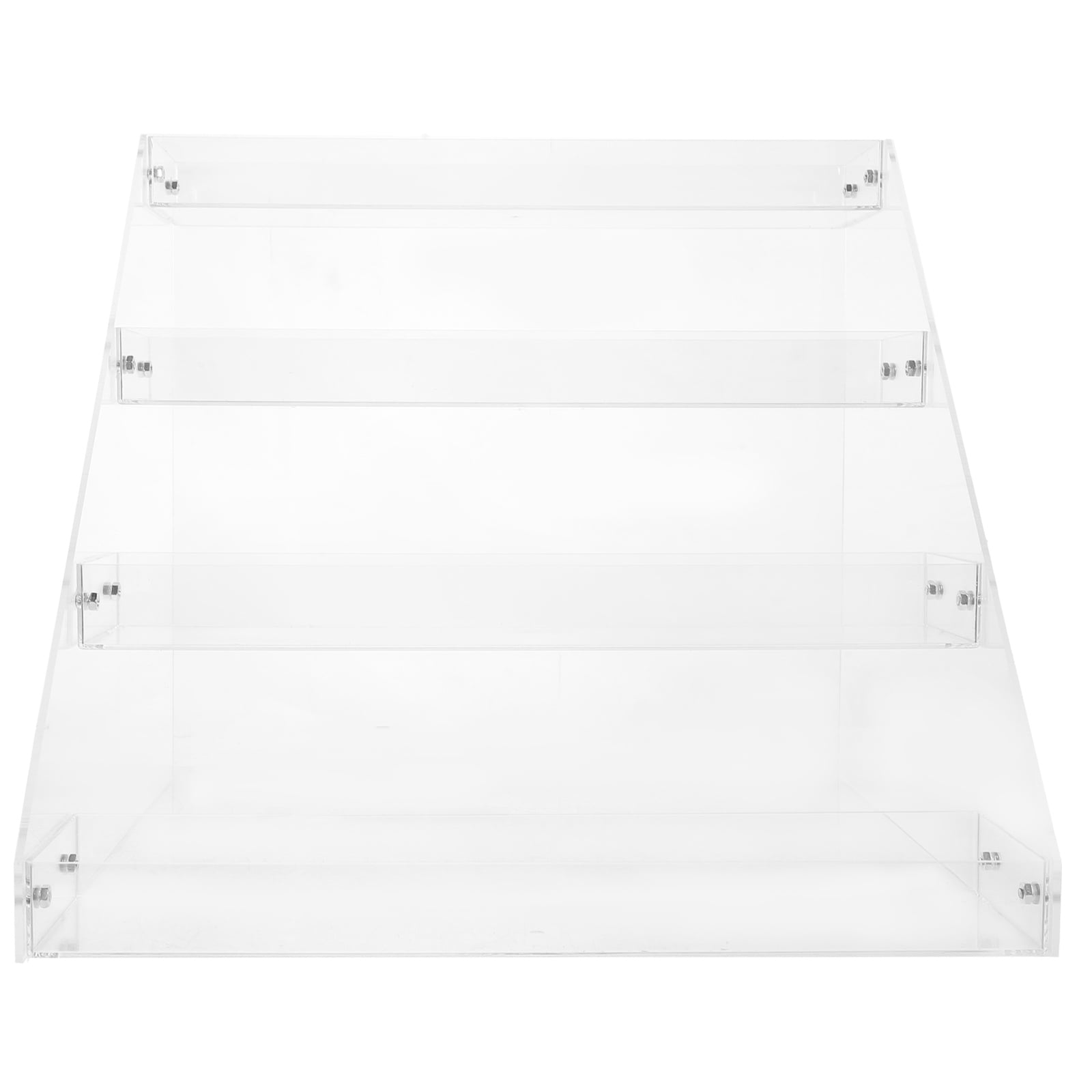 Tiered Countertop Shelf Beverage Display Rack Display Case Juice Acrylic 34.50X31.50X31.50CM
