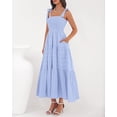 thumbnail image 1 of Tiered Maxi Dress with Shoulder Tie Straps, 1 of 1