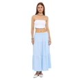 thumbnail image 1 of Tiered Maxi Skirt with Elastic Waist, 1 of 8