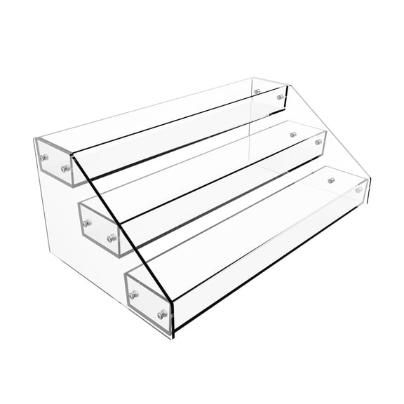 Tiered Spice Rack Acrylic, 7 Tier Clear Spice Rack Organizer for Cabinet, Vertical Spice Rack Shelf Durable Kitchen Seasoning Organizer for Countertop, Cabinet, Pantry, Kitchen Storage (7 Tier)