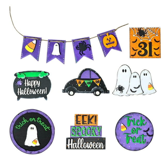 Tiered Tray Decorations Farmhouse Autumn Fall Supplies Football Kitchen