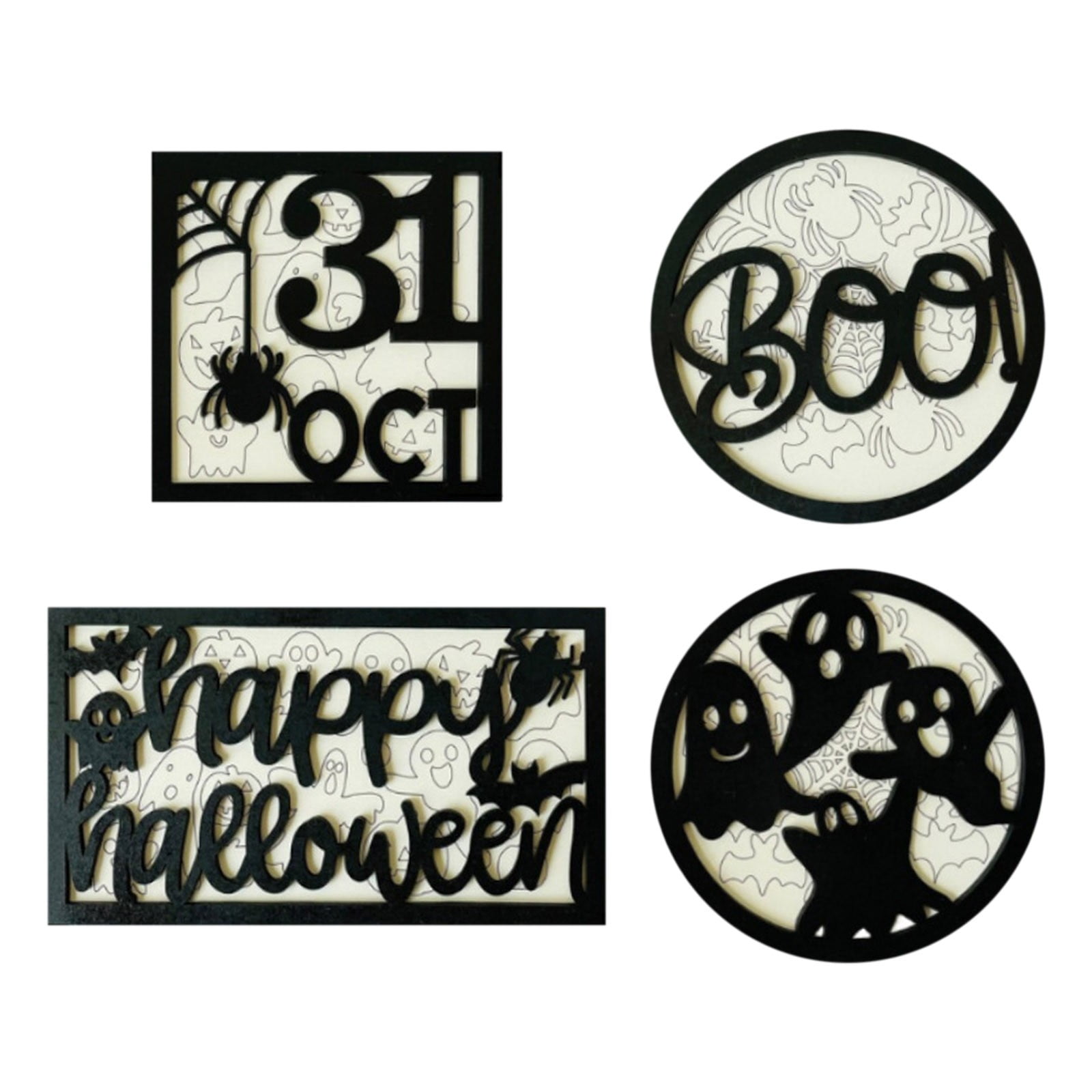 Tiered Tray Decorations Farmhouse Autumn Fall Supplies round