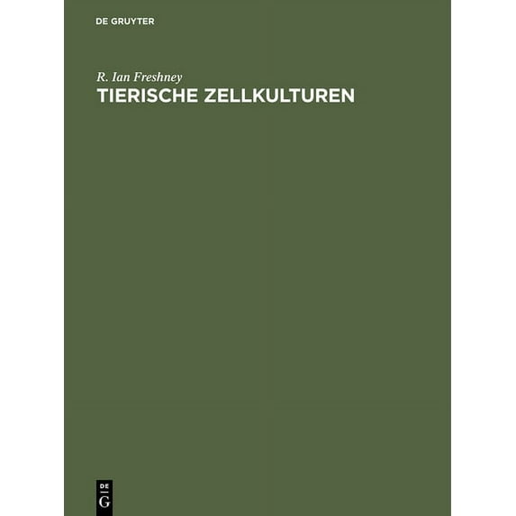 Tierische Zellkulturen (Hardcover)