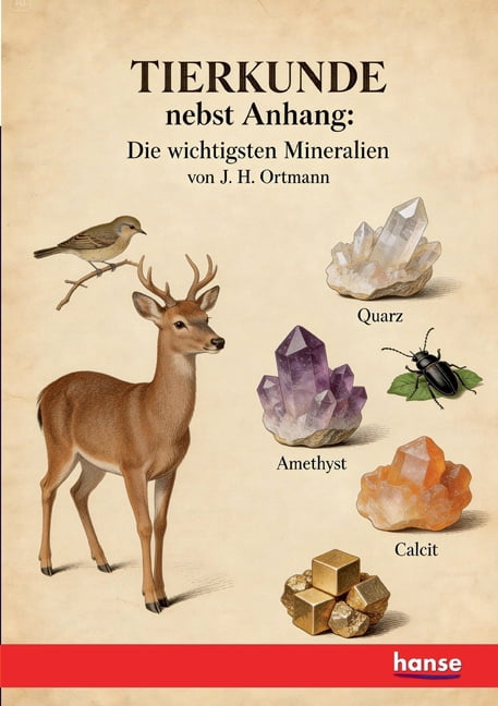 Tierkunde nebst Anhang: Die wichtigsten Mineralien, (Paperback)
