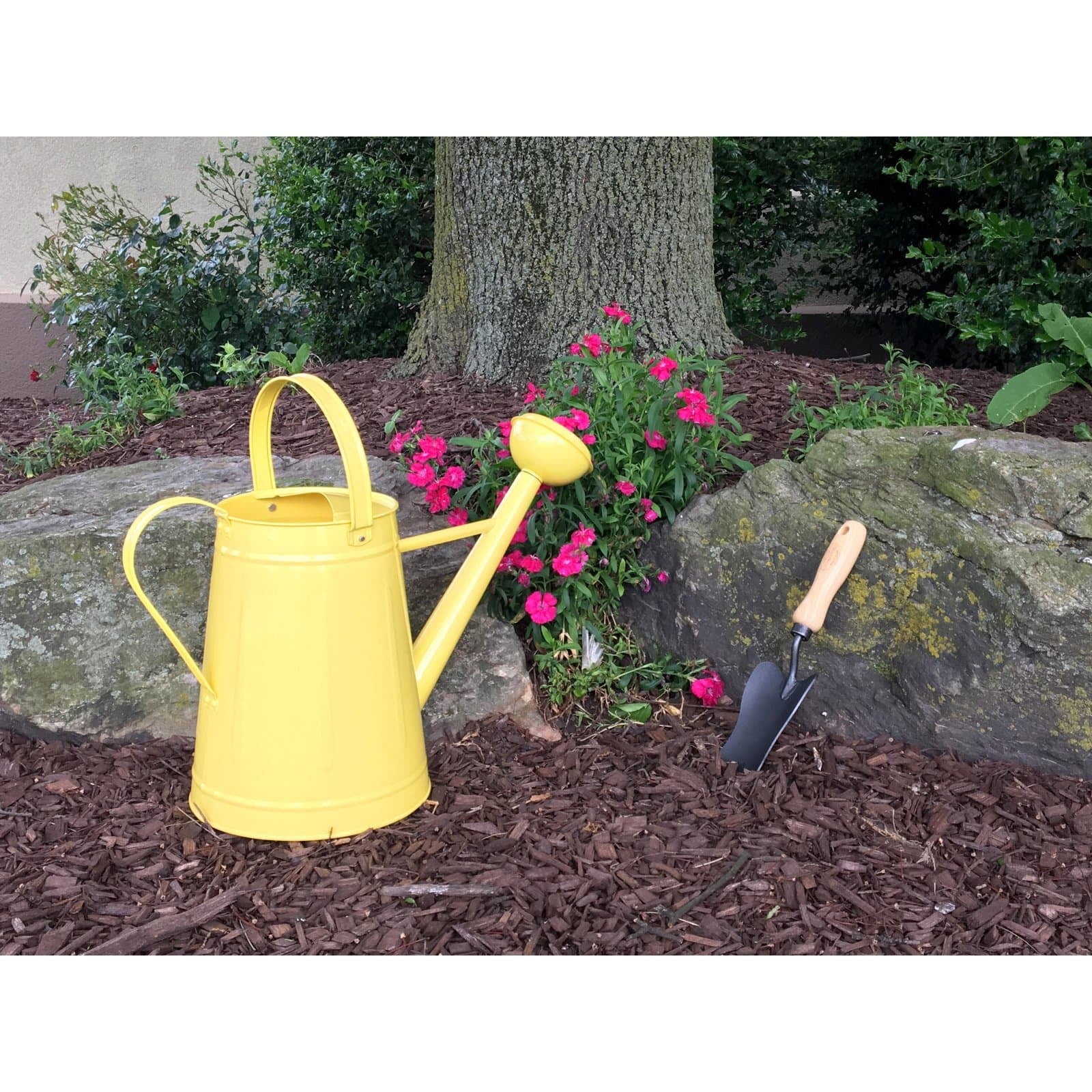 Tierra Garden 2.1 Gallon Yellow Metal Watering Can