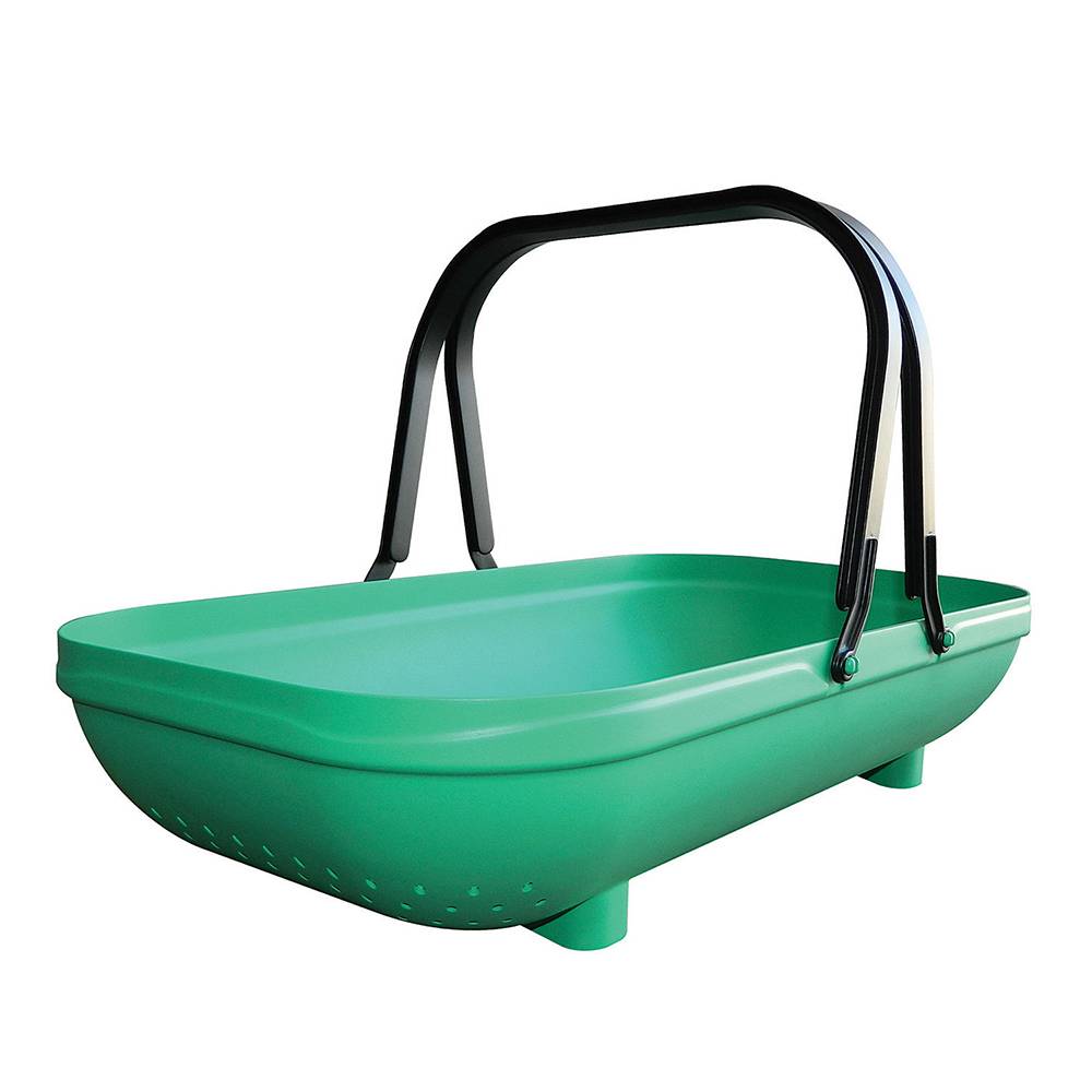 Tierra Garden GP184 Colander Trug Gather Carry and Wash Harvest Produce Green - image 1 of 6