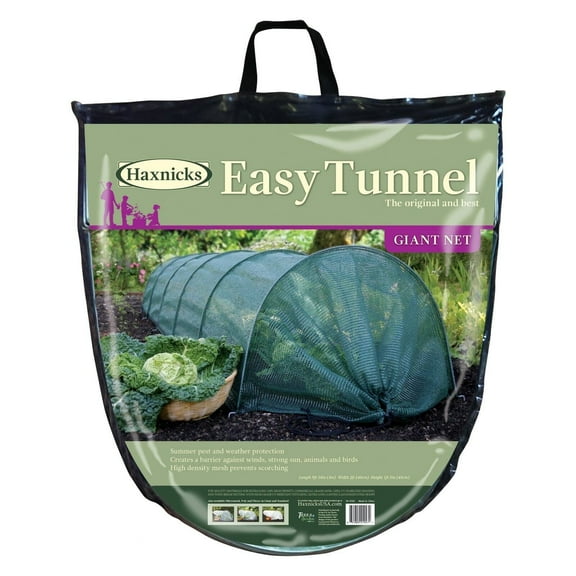 Tierra Garden Haxnicks Giant 118" x 24" Mesh Polypropylene and Steel Plant Cover