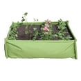 thumbnail image 1 of Tierra Garden Raised Garden Bed for Kids with Cover, 10" x 31.5" x 31.5", Green, 1 of 6