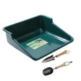 thumbnail image 1 of Garden Tidy Tray – Green Potting Tray with Stainless Steel Transplanter & Scoop, Bamboo Handles, 1 of 6