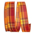 thumbnail image 1 of Tierra Tonal Plaid Wired Ribbon, 1 of 1