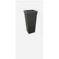 thumbnail image 1 of Tierra Verde 059 Tierra Verde 11' Wide Tapered Square Recycled Self Watering Planter Black, 1 of 1